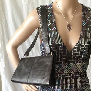 Kenneth Cole Black Leather Bag
